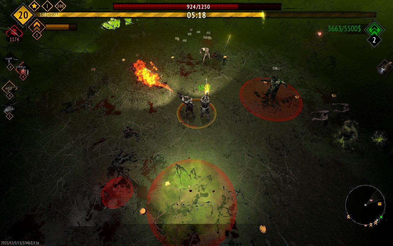 Yet Another Zombie Survivors screenshot.